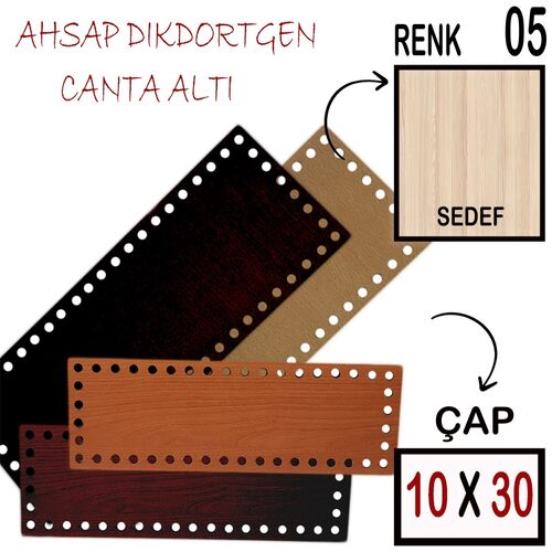 ÇANTA ALTI AHŞAP (CADK) 10X30 SEDEF