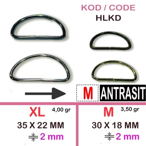 HLKD METAL D HALKA M ANTRASİT