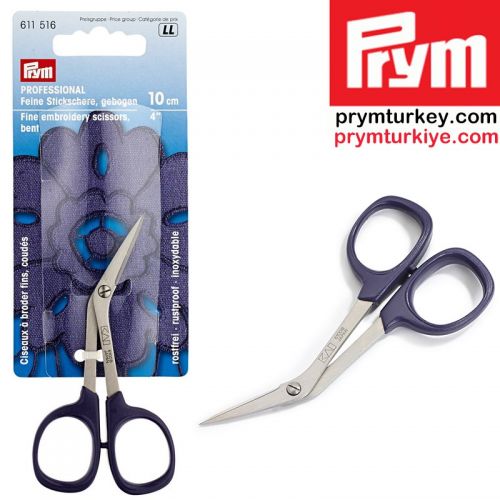 PRYM 611516 PROFESYONEL KIVRIK UÇLU NAKIŞ MAKASI (10 CM)